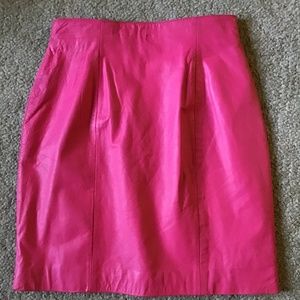 Leather skirt, size 10